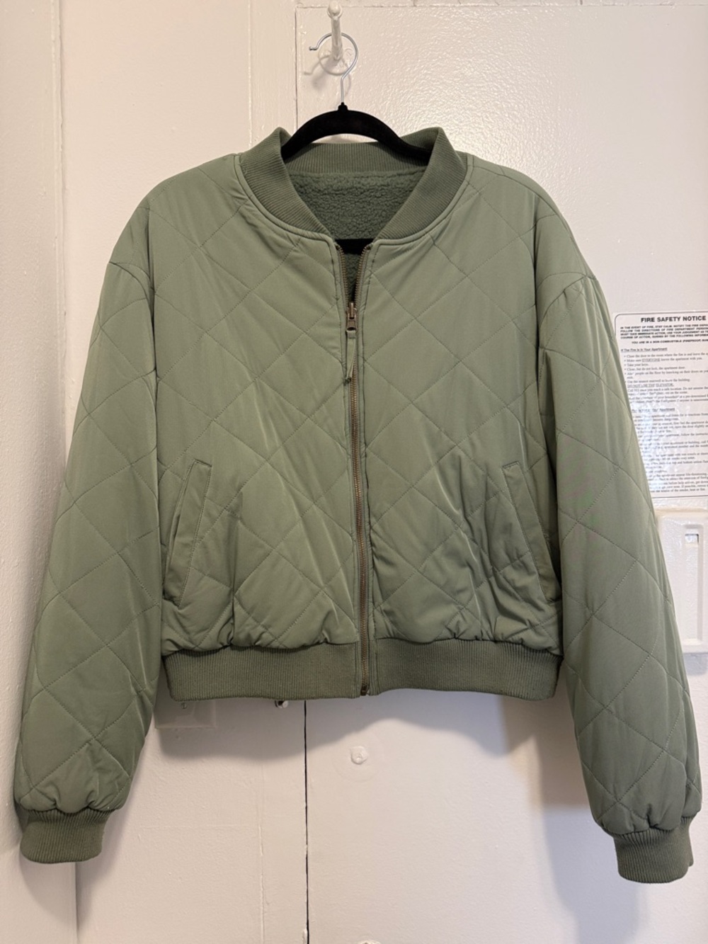 Z Supply Reversible Fleece Bomber Jacket